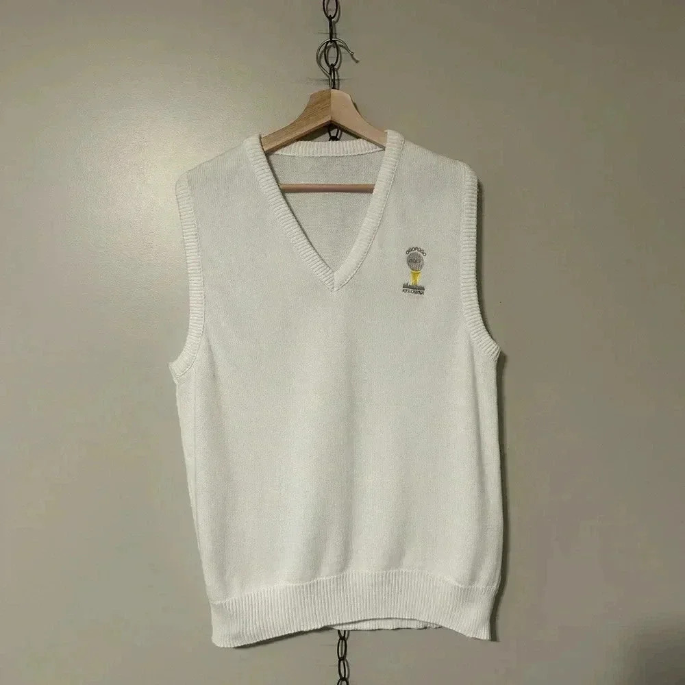 Vintage  Ogopogo Golf Kelowna Sweater Vest Large